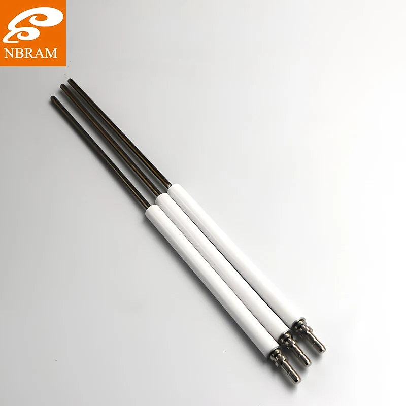 Encendedor de chispa de cerámica de alúmina Encendedor de cerámica de electrodo